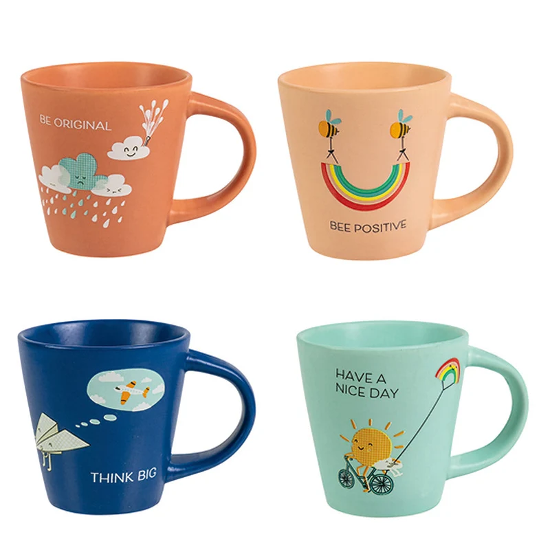 Set 6 Tazzine 90 ml in Porcellana Villa d'Este Home Tivoli Be Positive
