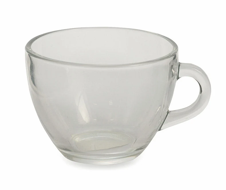 Set 10 Tazzine da Caffè Ø9x7 cm in Vetro Villa d'Este Home Tivoli Glass Trasparente