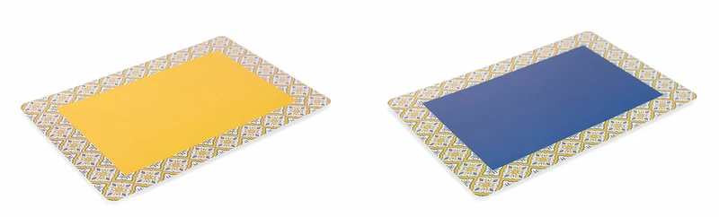 Set 6 Tovagliette 45x30 cm in Plastica Villa d'Este Home Tivoli Sicilia Vari Colori