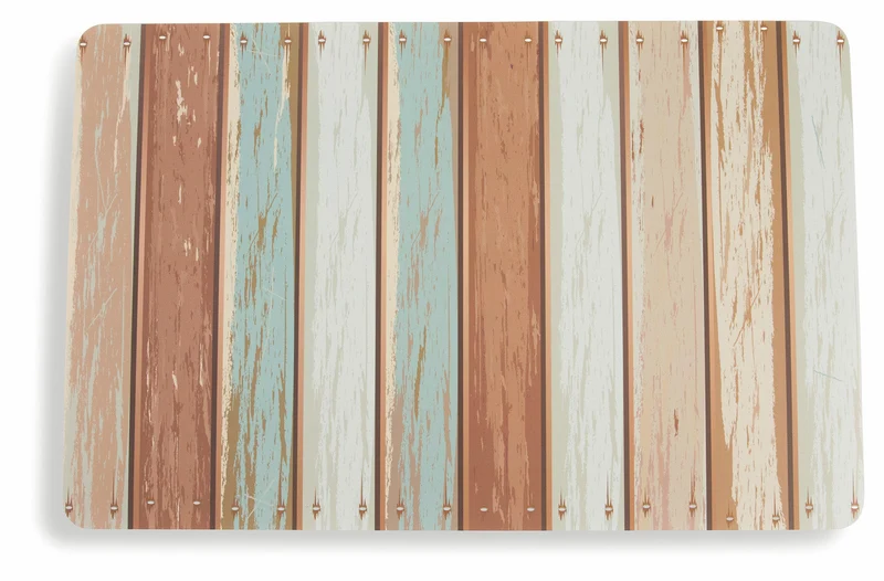 Set 6 Tovagliette 45x30 cm in Plastica Villa d'Este Home Tivoli Legno