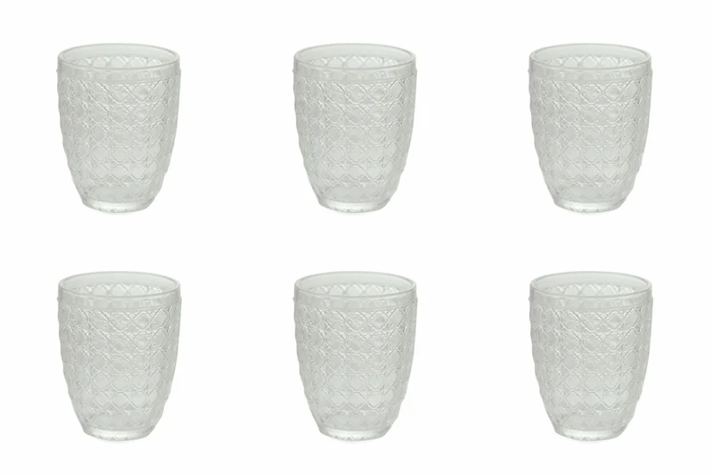 Set 6 Bicchieri Acqua in Vetro 230 ml Villa d'Este Home Tivoli Strand