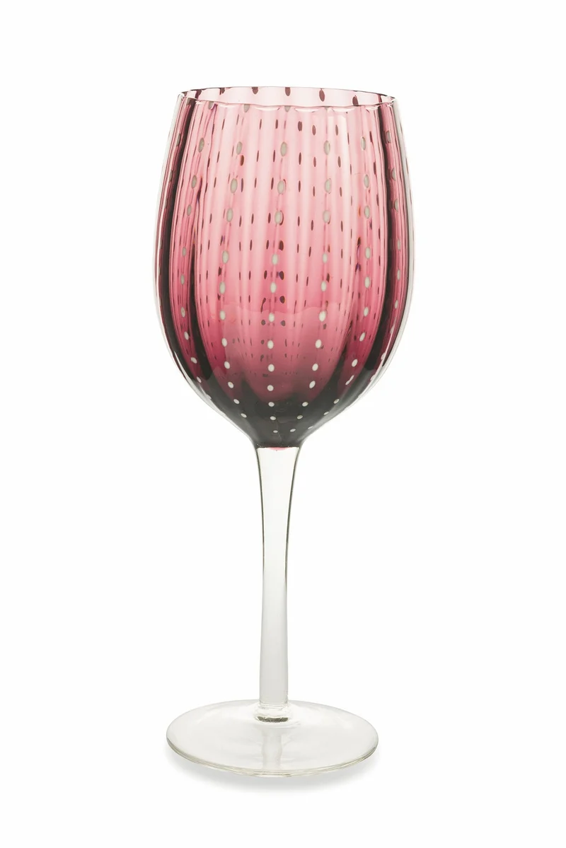 Set 6 Calici in Vetro 300 ml Villa d'Este Home Tivoli Coppa Viola Shiraz