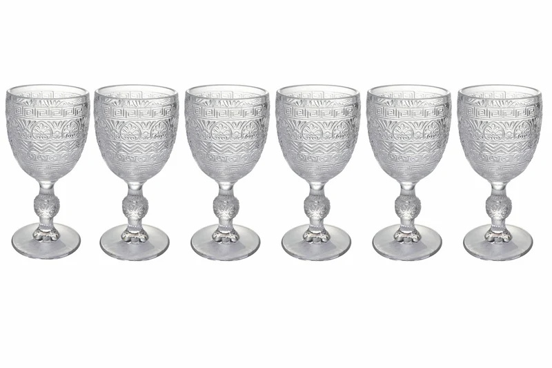 Set 6 Calici in Vetro 235 ml Villa d'Este Home Tivoli Mexico