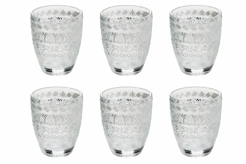 Set 6 Bicchieri per Acqua in Vetro 280 ml Villa d'Este Home Tivoli Mexico