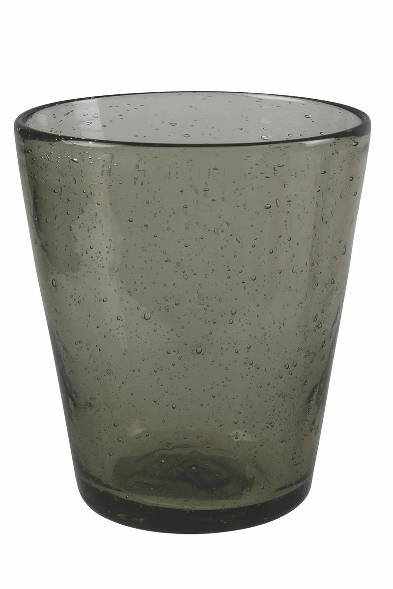Set 6 Bicchieri per Acqua in Pasta Di Vetro 250 ml Villa d'Este Home Tivoli Fumè Cancun Satin