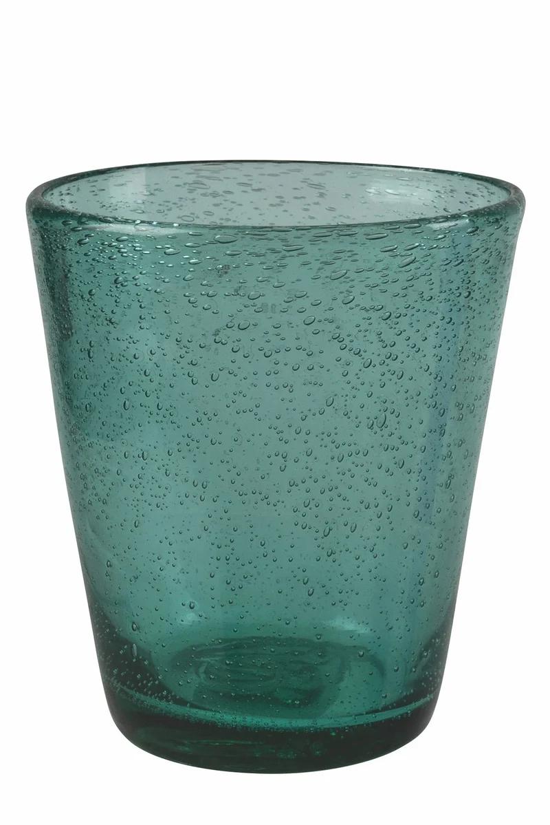 Set 6 Bicchieri per Acqua in Pasta Di Vetro 250 ml Villa d'Este Home Tivoli Verde Tè Cancun Satin