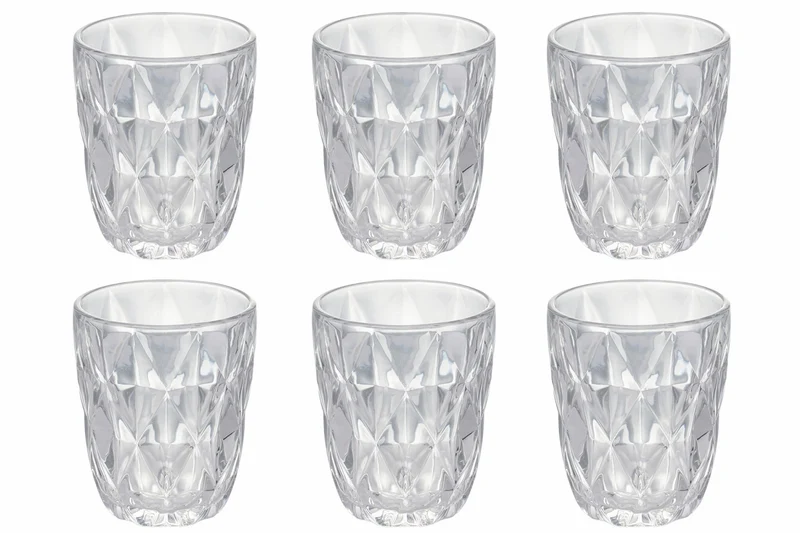 Set 6 Bicchieri Acqua in Vetro 260 ml Villa d'Este Home Tivoli Renaissance