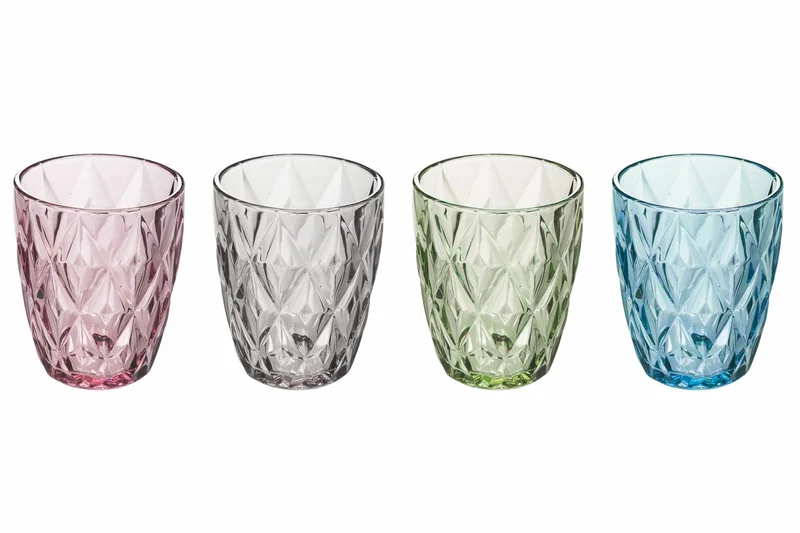 Set 4 Bicchieri Acqua in Vetro 240 ml Villa d'Este Home Tivoli Renaissance