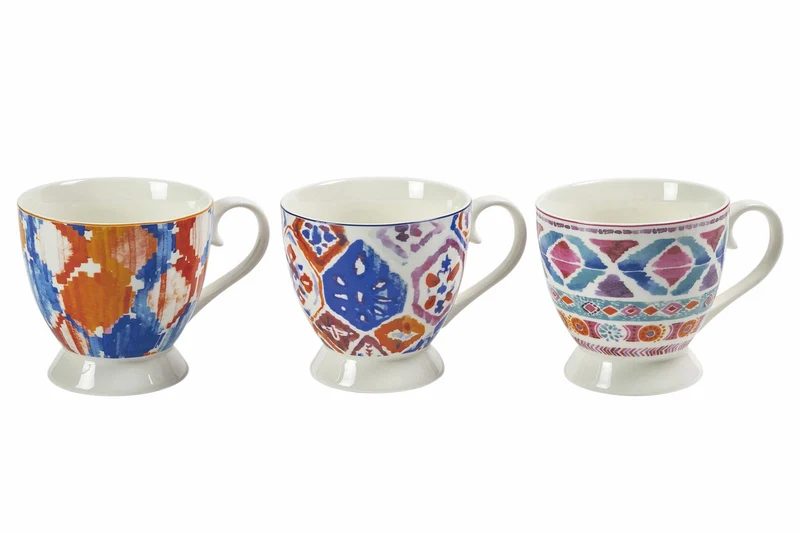Set 6 Tazze in Porcellana 250 ml Villa d'Este Home Tivoli Casablanca