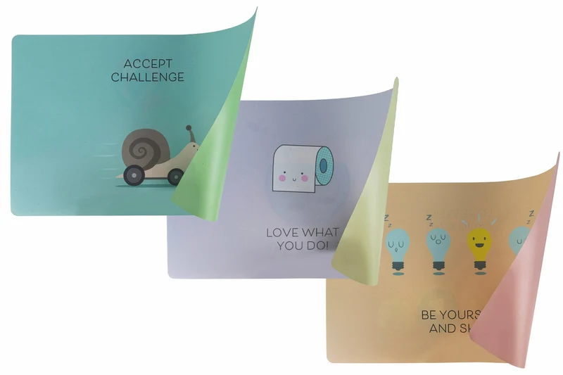 Set 6 Tovagliette Rettangolare Double Face 45x30 cm Villa d'Este Home Tivoli Be Positive