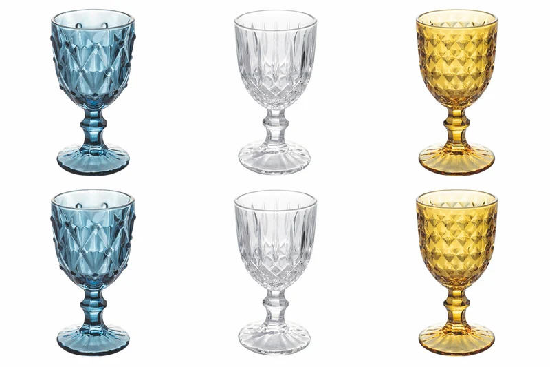 Set 6 Calici in Vetro 200 ml Villa d'Este Home Tivoli Loira