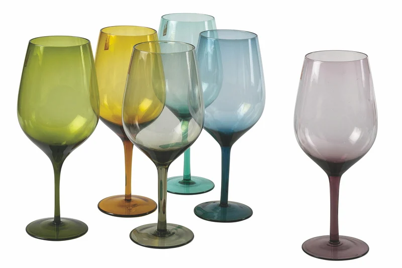 Set 6 Calici in Vetro 428 ml Villa d'Este Home Tivoli Happy Hour