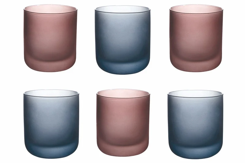 Set 6 Bicchieri Acqua Frosted in Vetro 350 ml Villa d'Este Home Tivoli Glamour