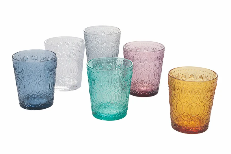Set 6 Bicchieri Acqua in Vetro 310 ml Villa d'Este Home Tivoli Classic Nouveau