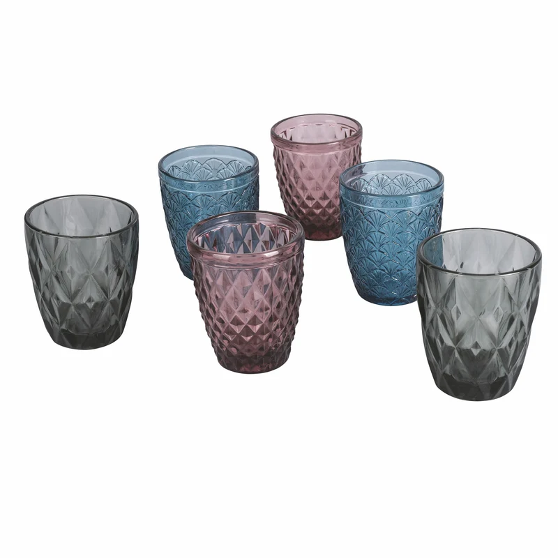 Set 6 Bicchieri Acqua 310 ml in Vetro Villa d'Este Home Tivoli Blend