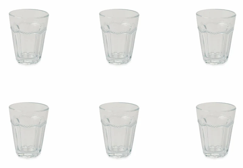Set 6 Bicchieri Ø8,5x10,5 cm in Vetro Villa d'Este Home Tivoli Floyd Trasparenti