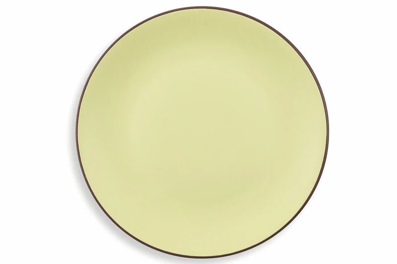 Set 6 Piatti Frutta in Gres Ø20 cm Villa d'Este Home Tivoli Verde Acido Kora Light