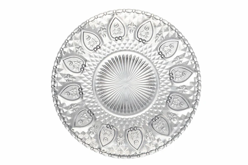 Set 6 Piatti in Vetro Ø22,7 cm Villa d'Este Home Tivoli Imperial