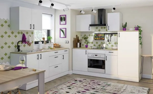 Mobile Pensile Kira 40 cm – 1 Anta, MDF, Bianco