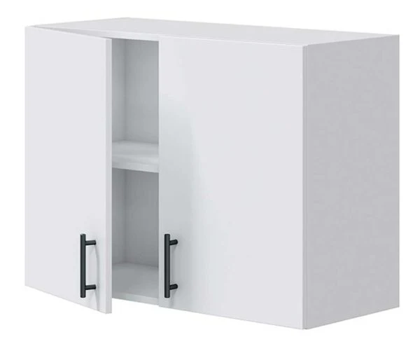 Mobile Pensile Kira 80 cm – 2 Ante, MDF, Bianco