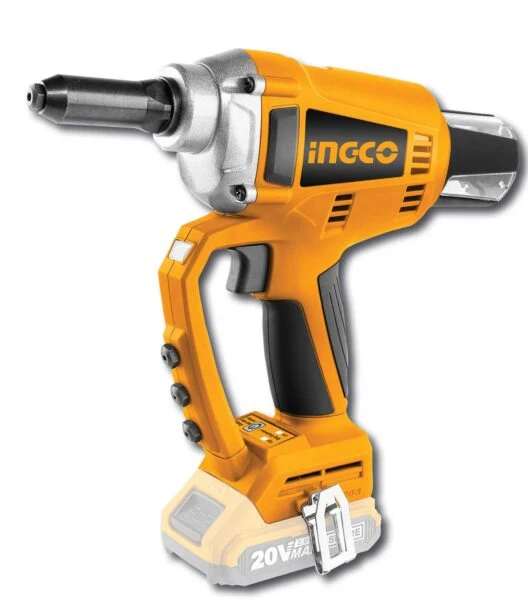 Rivettatrice a batteria 20V, brushless, 20kN, colpo 25mm