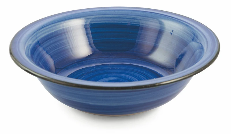 Set 6 Piatti Fondi Ø21x5 cm in Gres Villa d'Este Home Tivoli New Baita Blu