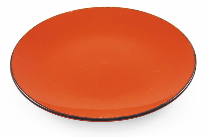 Set 6 Piatti Frutta Ø20x2 cm in Gres Villa d'Este Home Tivoli Baita Arancioni