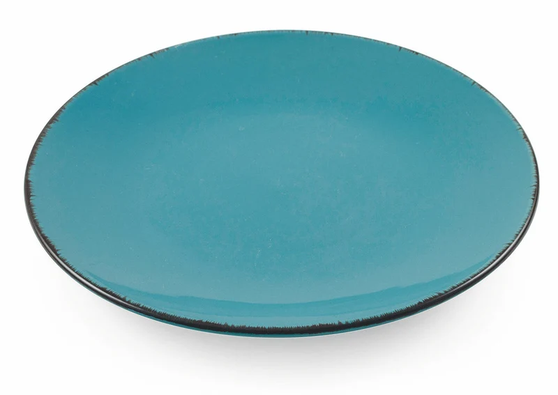 Set 6 Piatti Frutta Ø18,5x2 cm in Gres Villa d'Este Home Tivoli Baita Glazed Azzurri