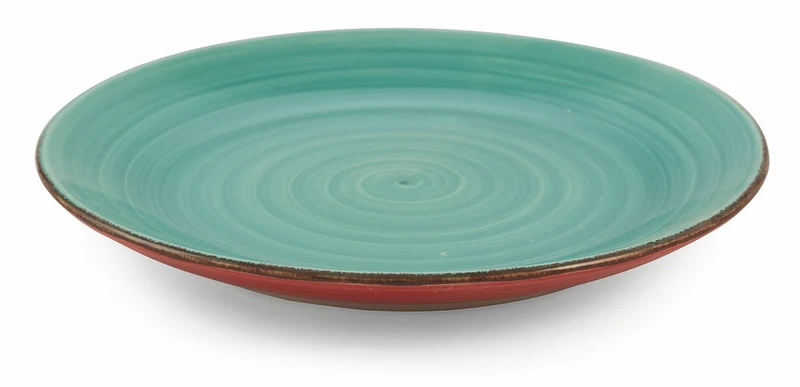 Set 6 Piatti Frutta Ø19x2,5 cm in Gres Villa d'Este Home Tivoli Baita Azzurro