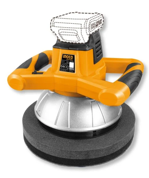 Lucidatrice a batteria 20V – 2500 giri/min, disco 254 mm