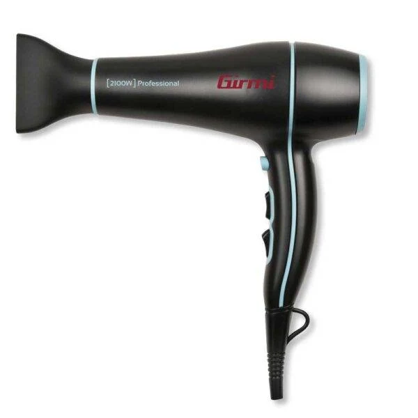 Asciugacapelli Professionale Potente 2100W con Funzione Getto d'Aria Fredda