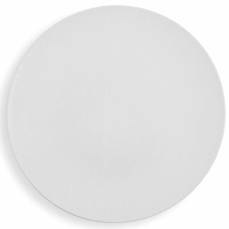 Set 6 Sottopiatti in Plastica Ø 33cm Villa d'Este Wood Bianco Matto