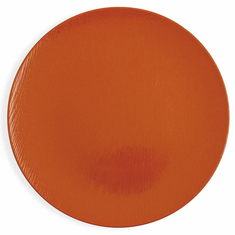 Set 6 Sottopiatti in Plastica Ø 33cm Villa d'Este Wood Arancio