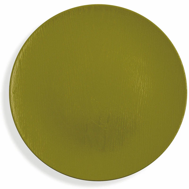 Set 6 Sottopiatti in Plastica Ø 33cm Villa d'Este Wood Verde