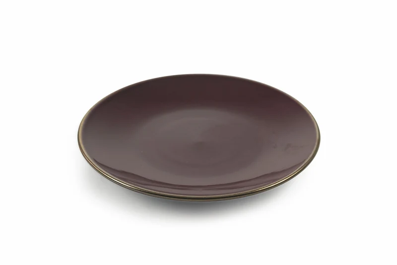Set 6 Piatti Frutta Ø19,5x2 cm in Gres Villa d'Este Home Tivoli Royal Passion Viola
