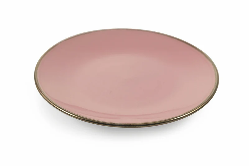 Set 6 Piatti Frutta Ø19,5x2 cm in Gres Villa d'Este Home Tivoli Royal Passion Rosa