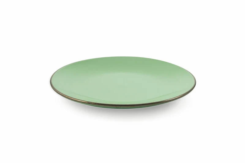 Set 6 Piatti Frutta Ø20,4x2,5 cm in Gres Villa d'Este Home Tivoli Royal Light Verdi