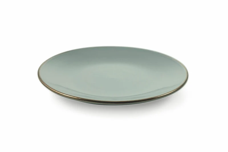 Set 6 Piatti Frutta Ø20,4x2,5 cm in Gres Villa d'Este Home Tivoli Royal Light Grigi