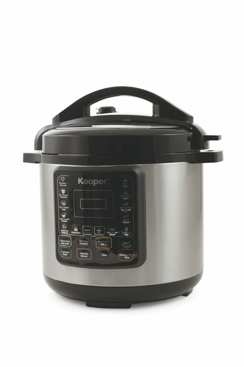 Pentola a Pressione Elettrica 1000W 6 Litri Kooper Tina