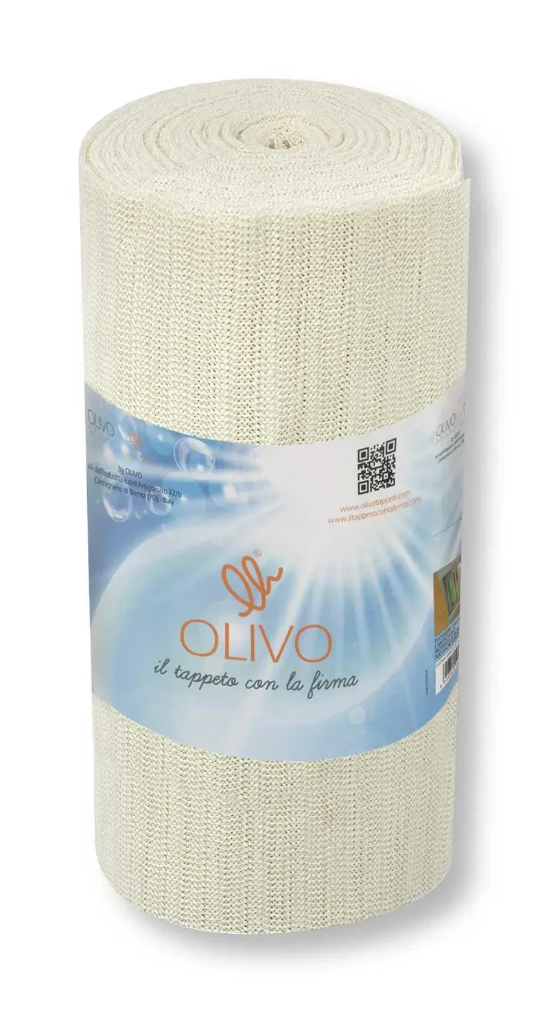 Tappeto antiscivolo 50x35 mt - Bianco resistente e ritagliabile