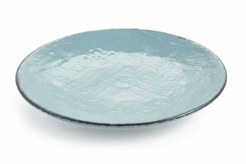 Set 6 Piatti Frutta Ø19,5x3 cm in Gres Villa d'Este Home Tivoli Azzurro
