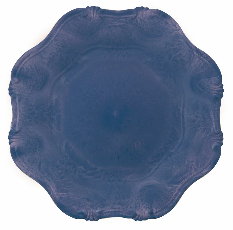 Set 6 Sottopiatti Ø34,5 cm in Plastica Villa d'Este Home Tivoli Hippy Blu