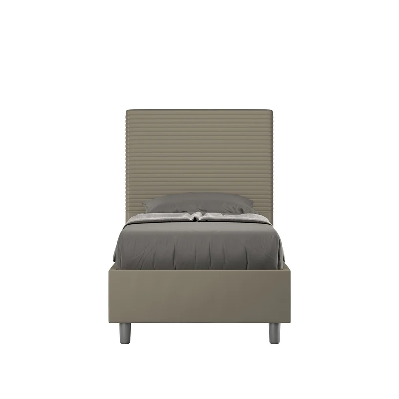 Itamoby Letto singolo contenitore imbottito similpelle Focus 90x200