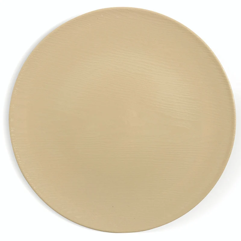 Set 6 Sottopiatti in Plastica Ø 34cm Villa d'Este Wood Fango
