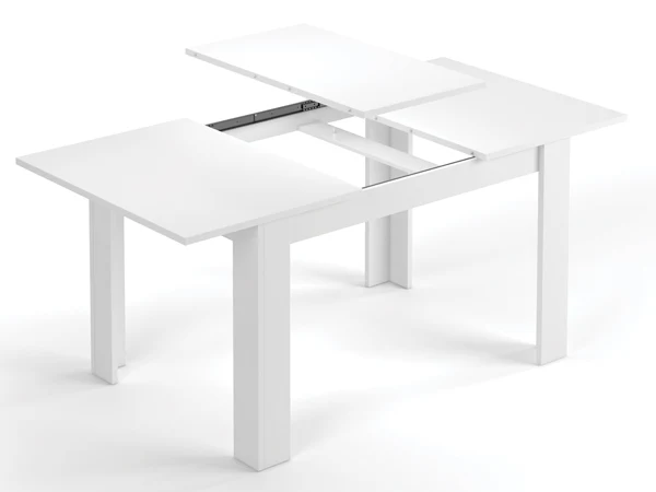 Tavolo allungabile cm.90x140/190x78h bianco