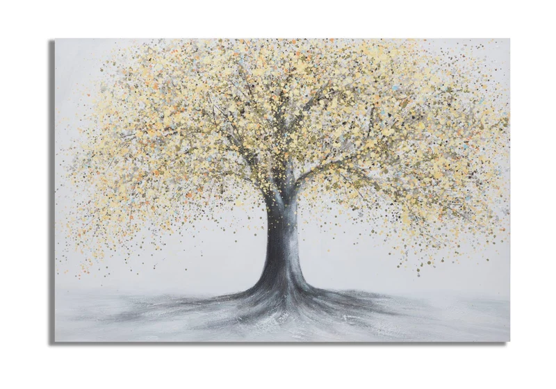 Dipinto su Tela "Albero Sereno" 120x3,8x80 cm
