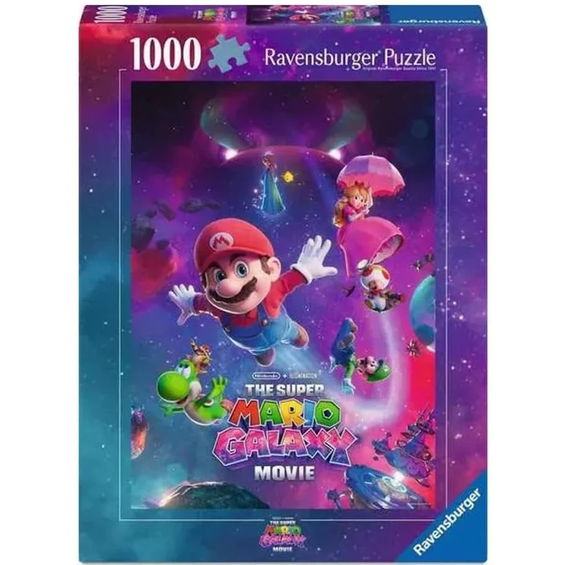 Ravensburger - Puzzle Super Mario Galaxy "Galactic Adventures" 1000 pz 50x70 cm