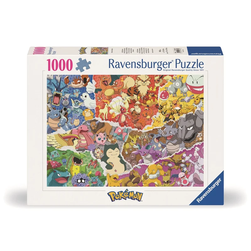 Ravensburger - Puzzle 1000 Pezzi Pokemon Adventure 70x50 cm
