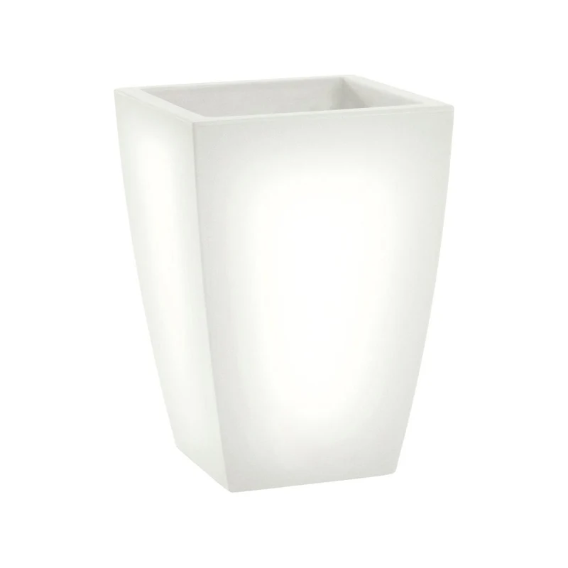 Vaso Luminoso da Giardino a LED 40x40x57 cm in Resina 5W Jasmine Multicolore