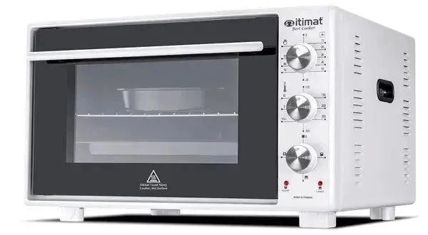 Forno lt.60 vent.timer+term.bianco